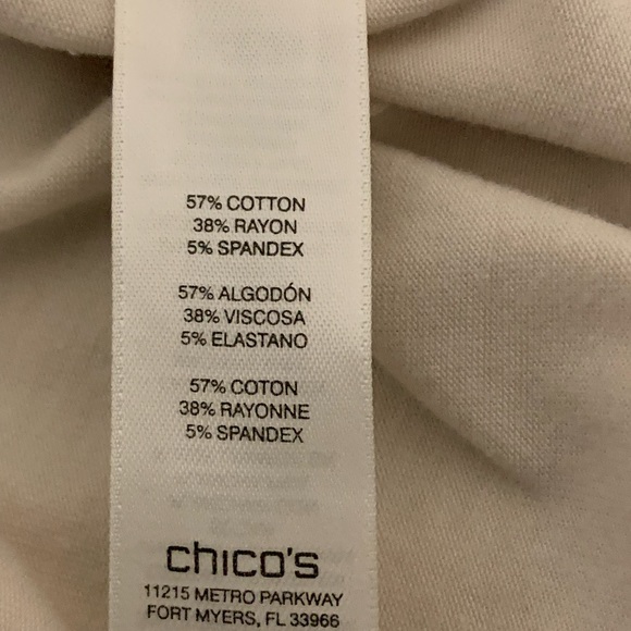 ZENERGY by Chico’s Knit Drape Front Open Jacket size 2 - Picture 16 of 16